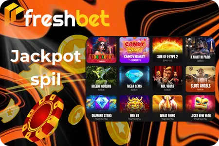 Top Jackpot-spil hos Freshbet Casino