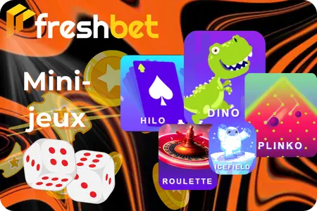 Jeux rapides du casino Freshbet